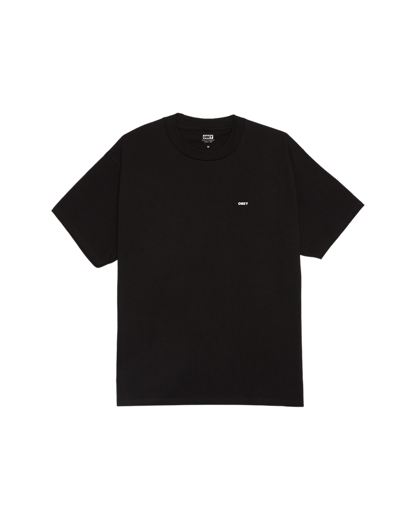 Obey 'Icon Stencil Flame' Tee - Black