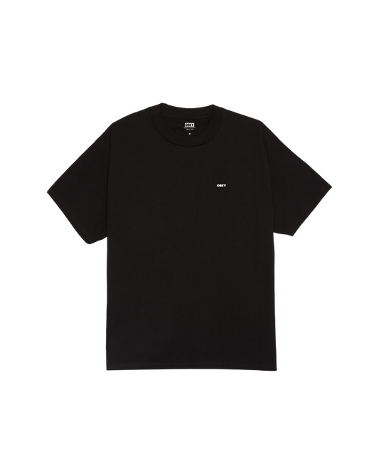 Obey 'Icon Stencil Flame' Tee - Black