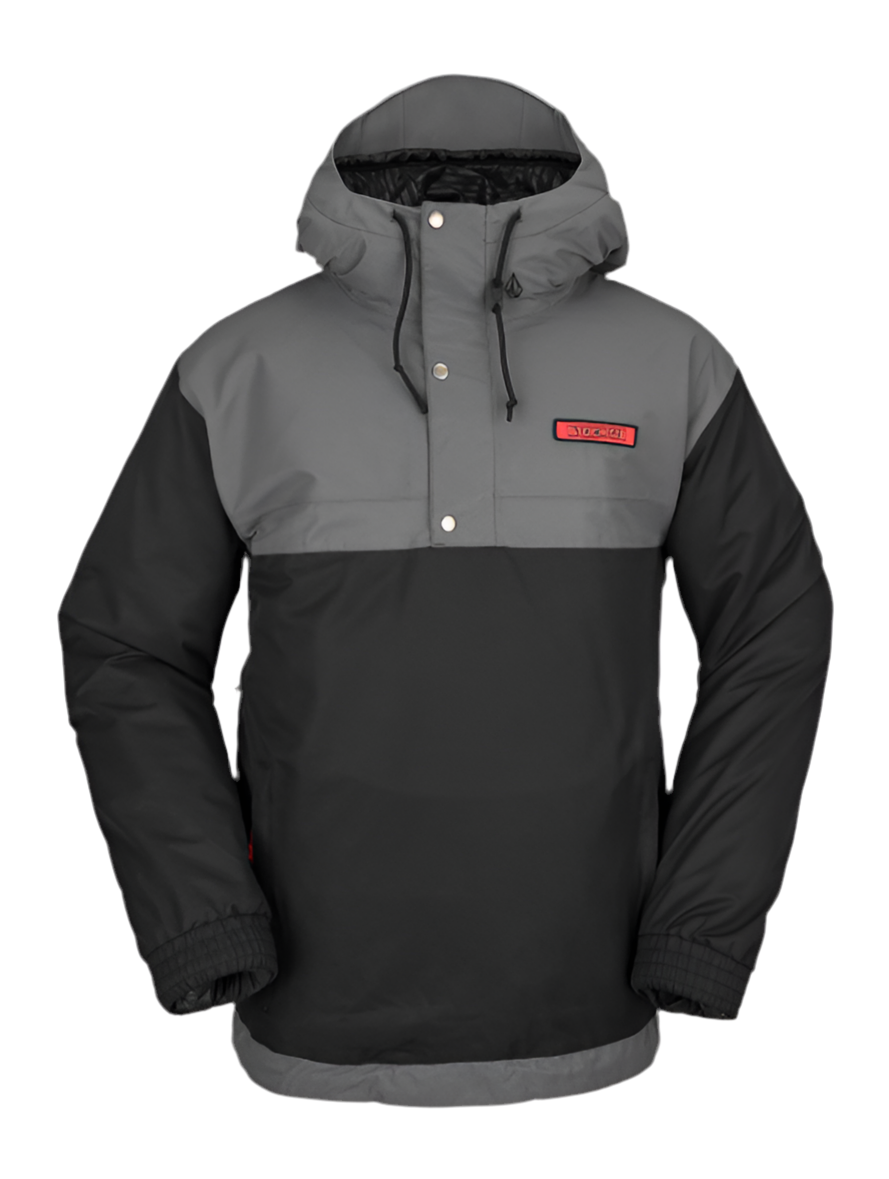 Volcom 'Longo' Pullover Jacket - Black/Grey