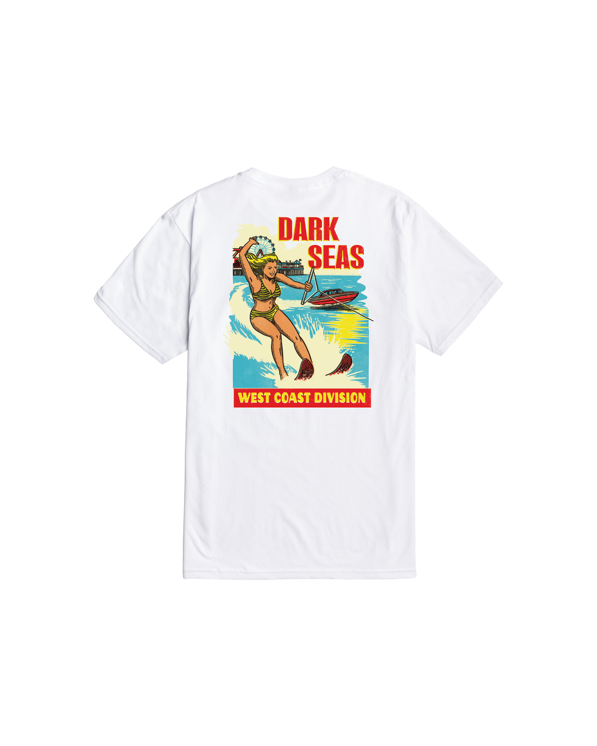 Dark Seas 'West Coast' Tee - White