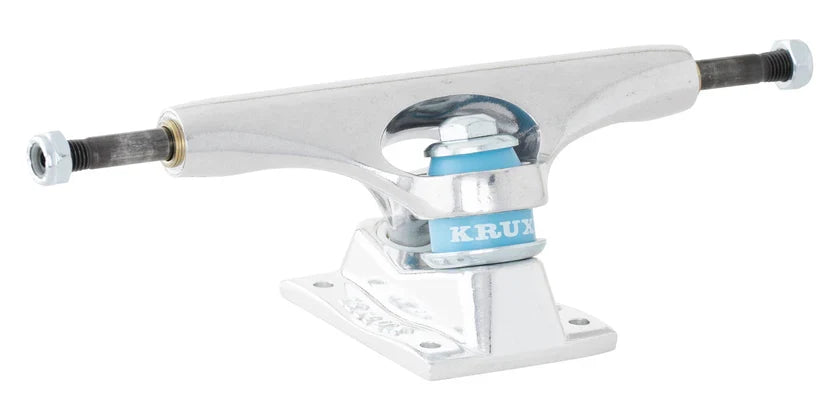 Krux 'Downlow' Hollow Trucks - Silver/Baby Blue