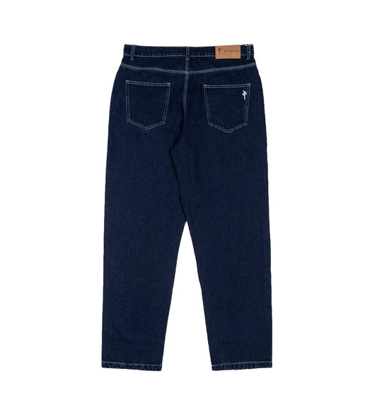 Red Dragon 'Franklin' Baggy Jeans - Dark Blue
