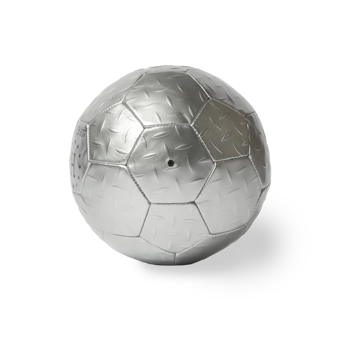 HUF 'Diamond Plate' Soccer Ball - Silver