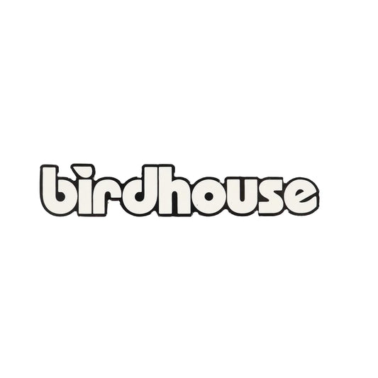 Birdhouse 'Text Logo' Sticker - White