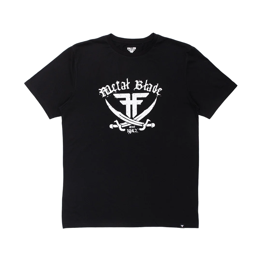 Fallen ' Metal Blade Pirate' Tee - Black