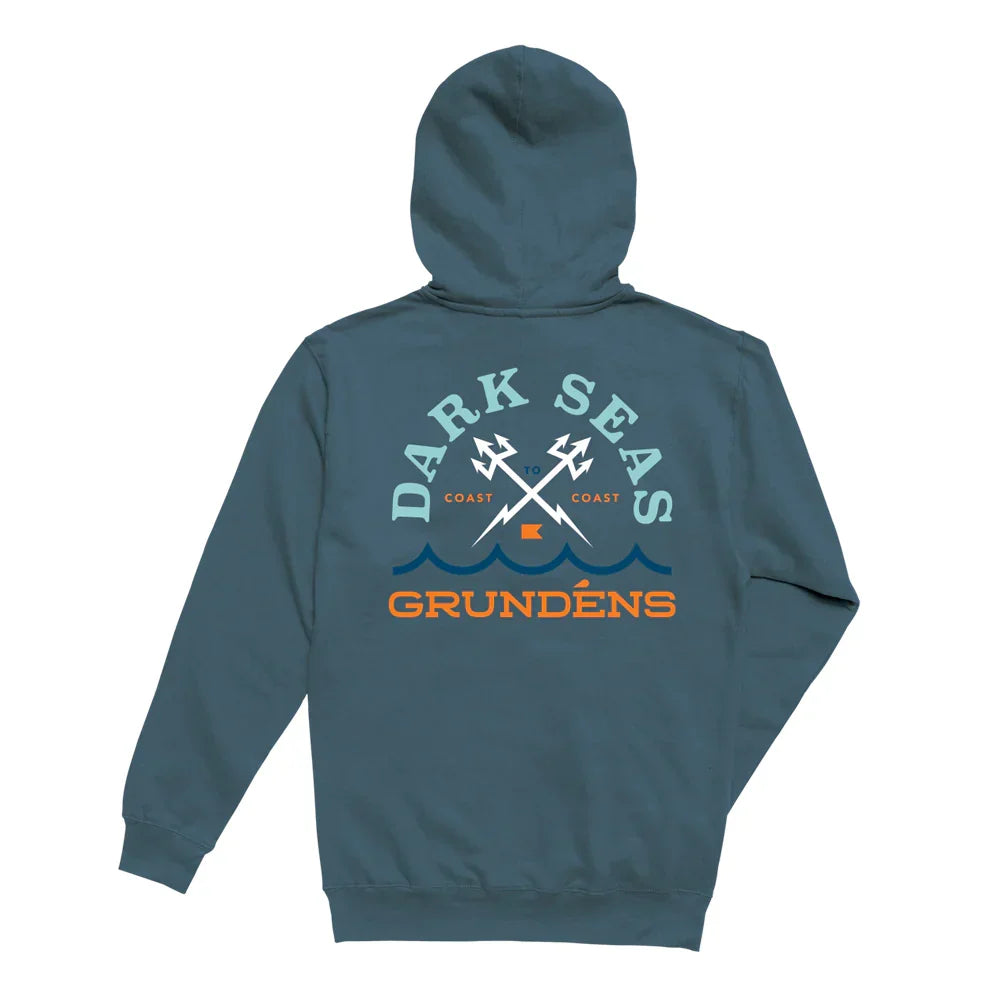 Dark Seas x Grundens 'Circulation' Hoodie - Navy
