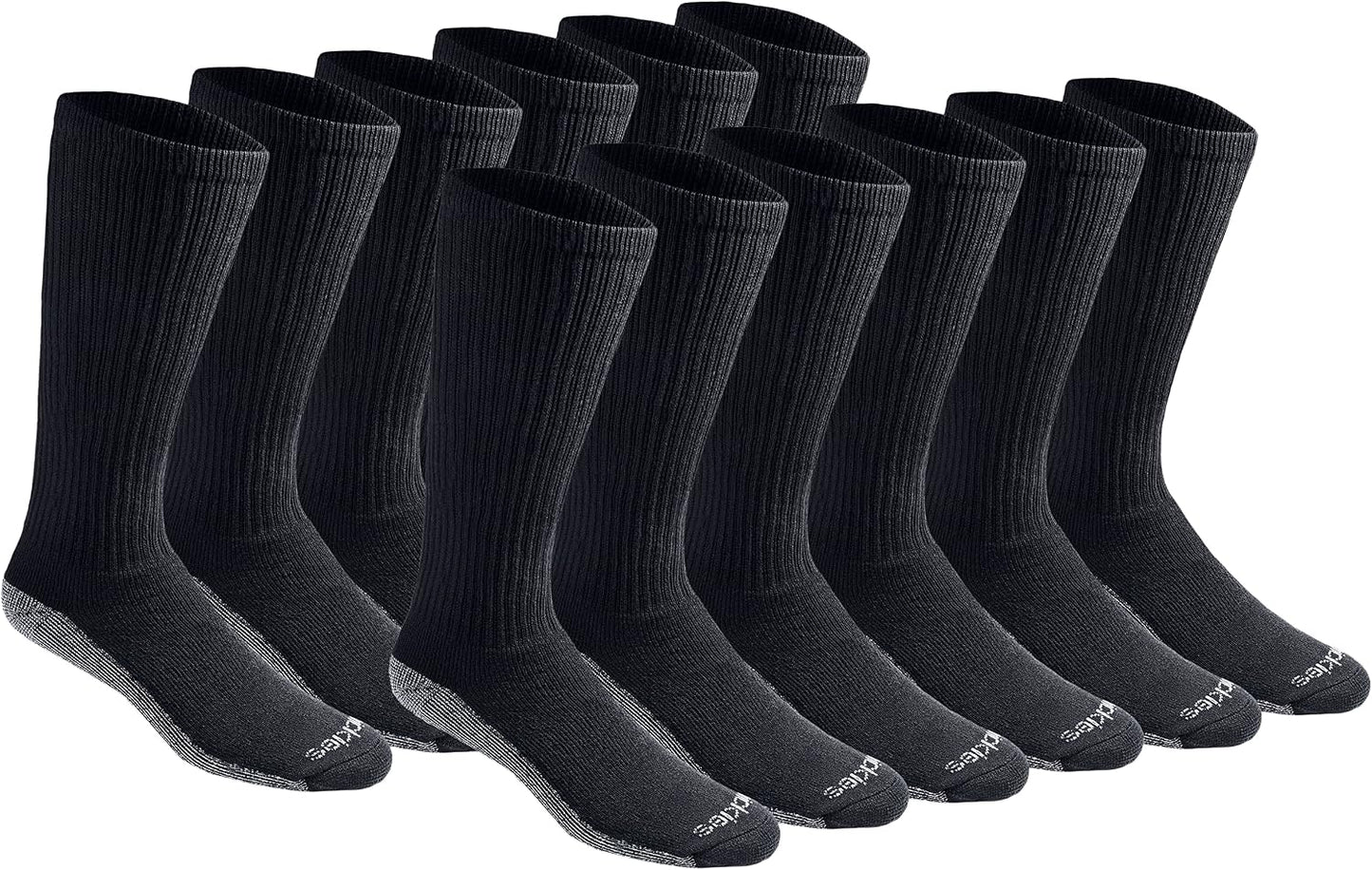 Dickies Men's Dri-Tech Moisture Control Boot Socks – Multi-Pack
