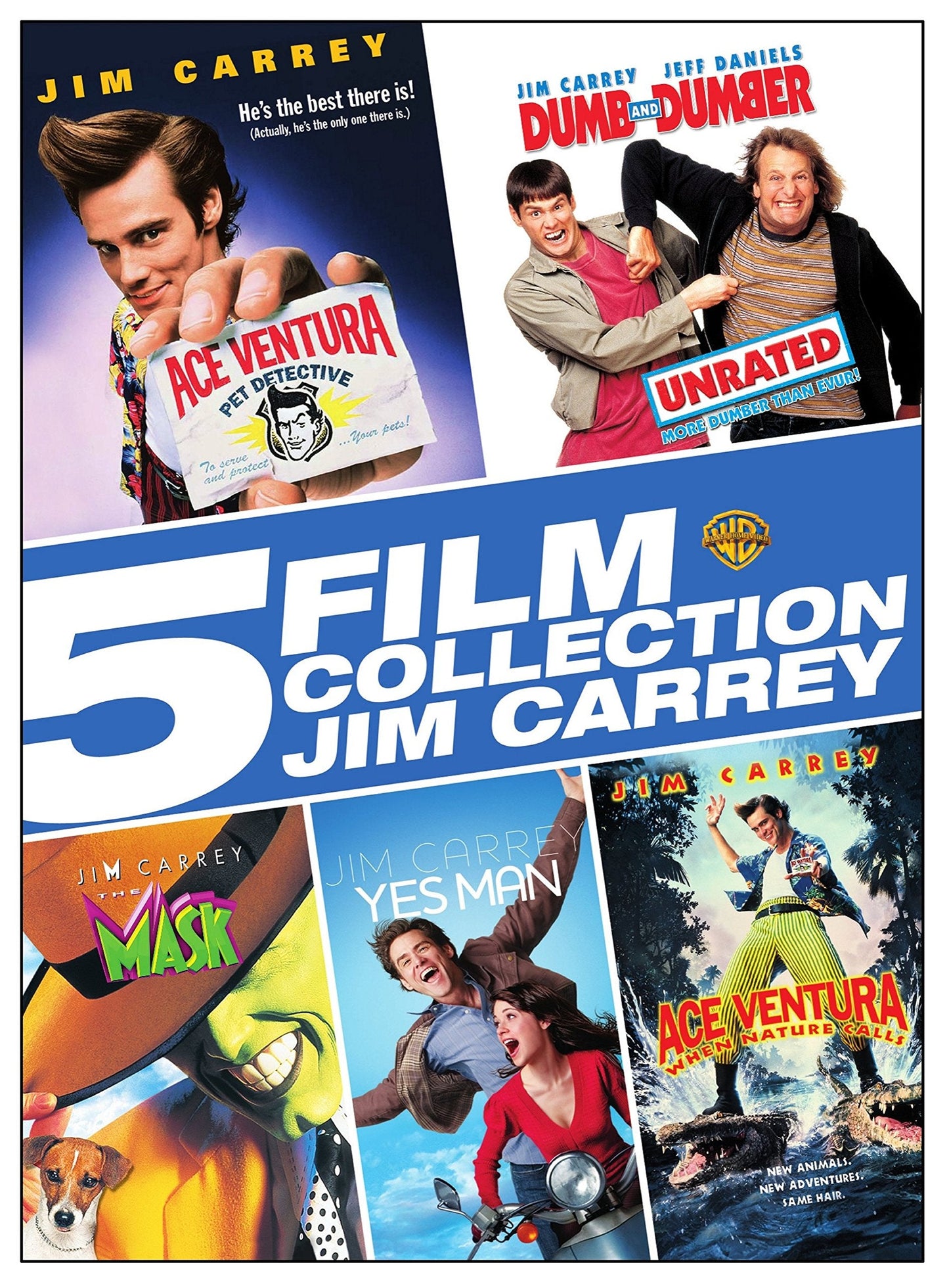 5 Film Collection: Jim Carrey (Sous-titres français) [Import]