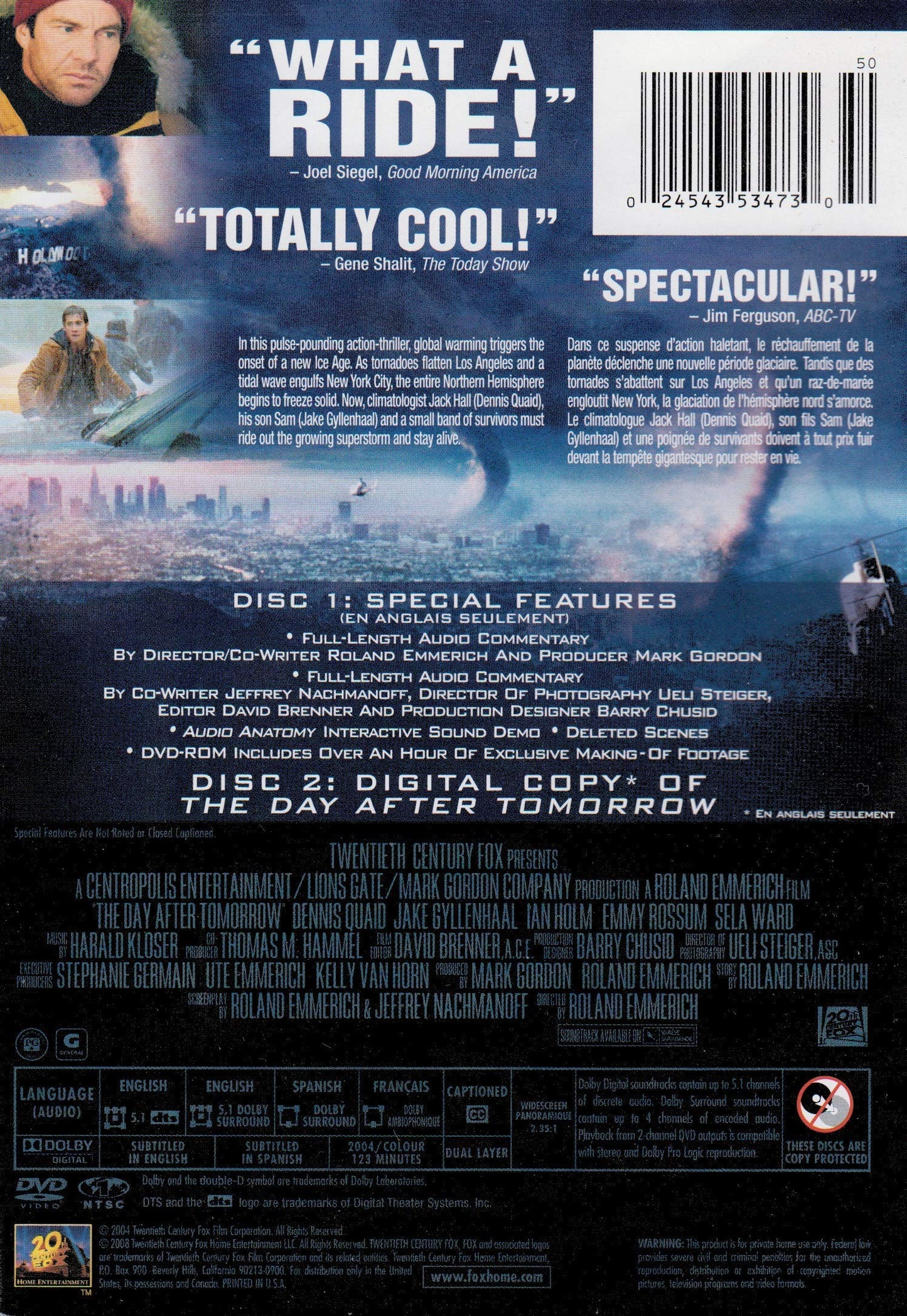 The Day After Tomorrow - DVD (Used)