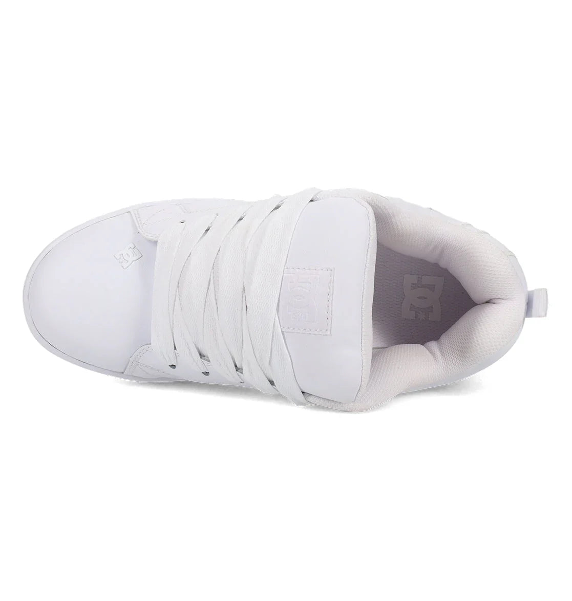 DC Shoes 'Court Graffik' Shoes - White/White