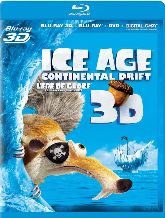 Ice Age: Continental Drift - Blu-ray 3D/Blu-ray/DVD