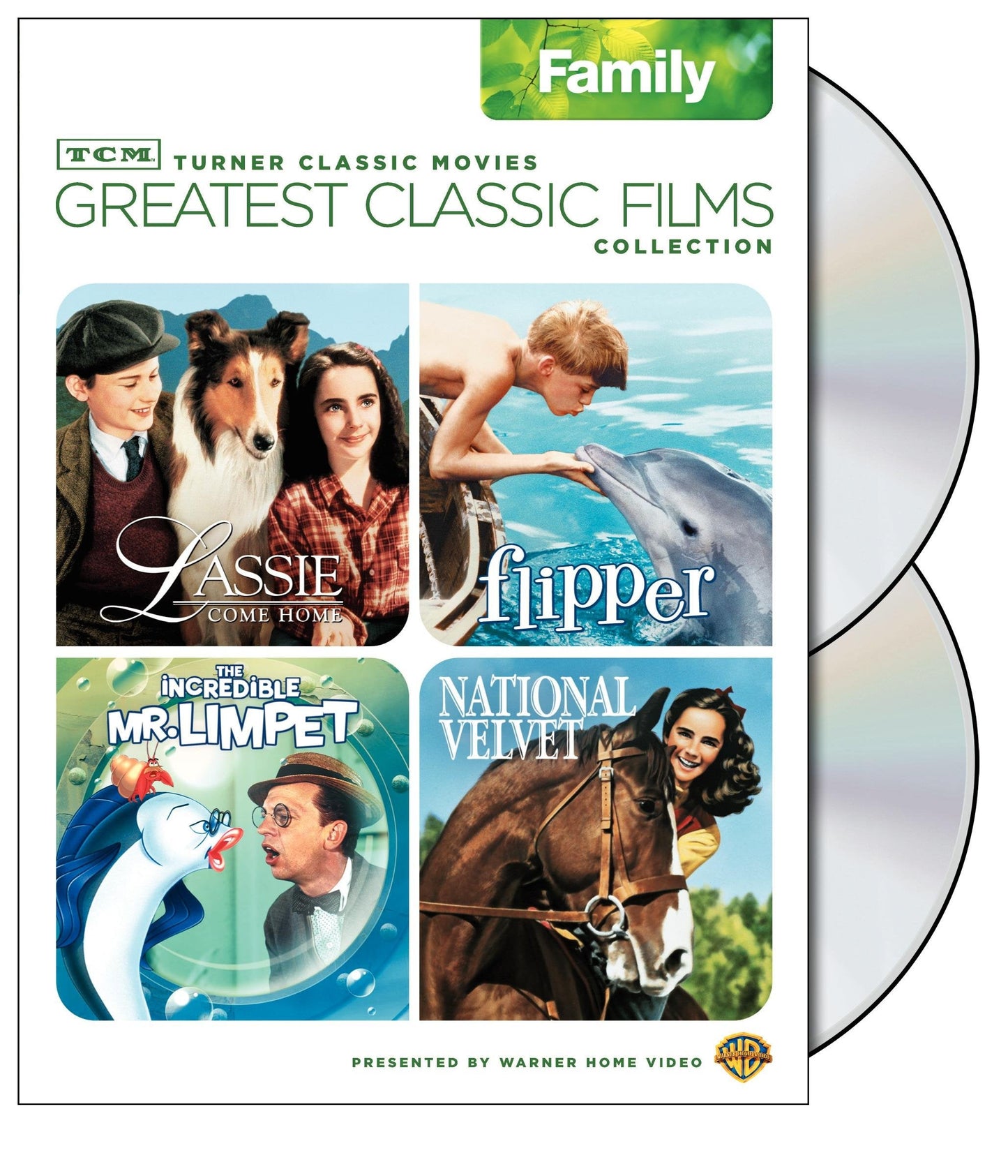 TCM Greatest Classic Films Collection: Family (Lassie Come Home / Flipper / The Incredible Mr. Limpet / National Velvet)