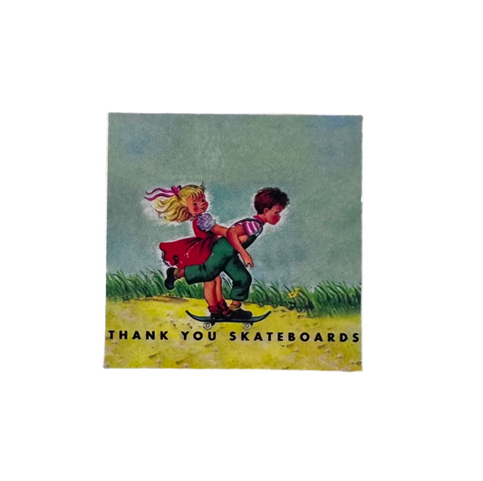 Thank You Skateboards 'Kids' Sticker - Multi