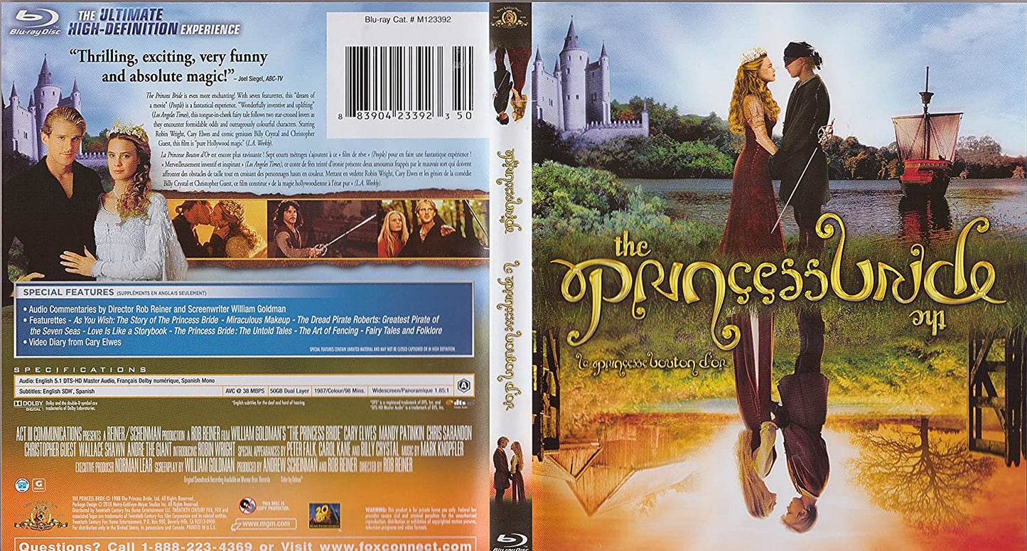 The Princess Bride, Bilingue - Blu-Ray
