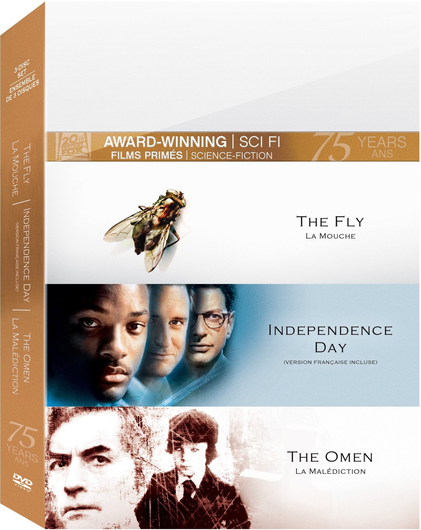 The Fly / Independence Day / The Omen (Sci Fi Triple Feature) (Bilingual)