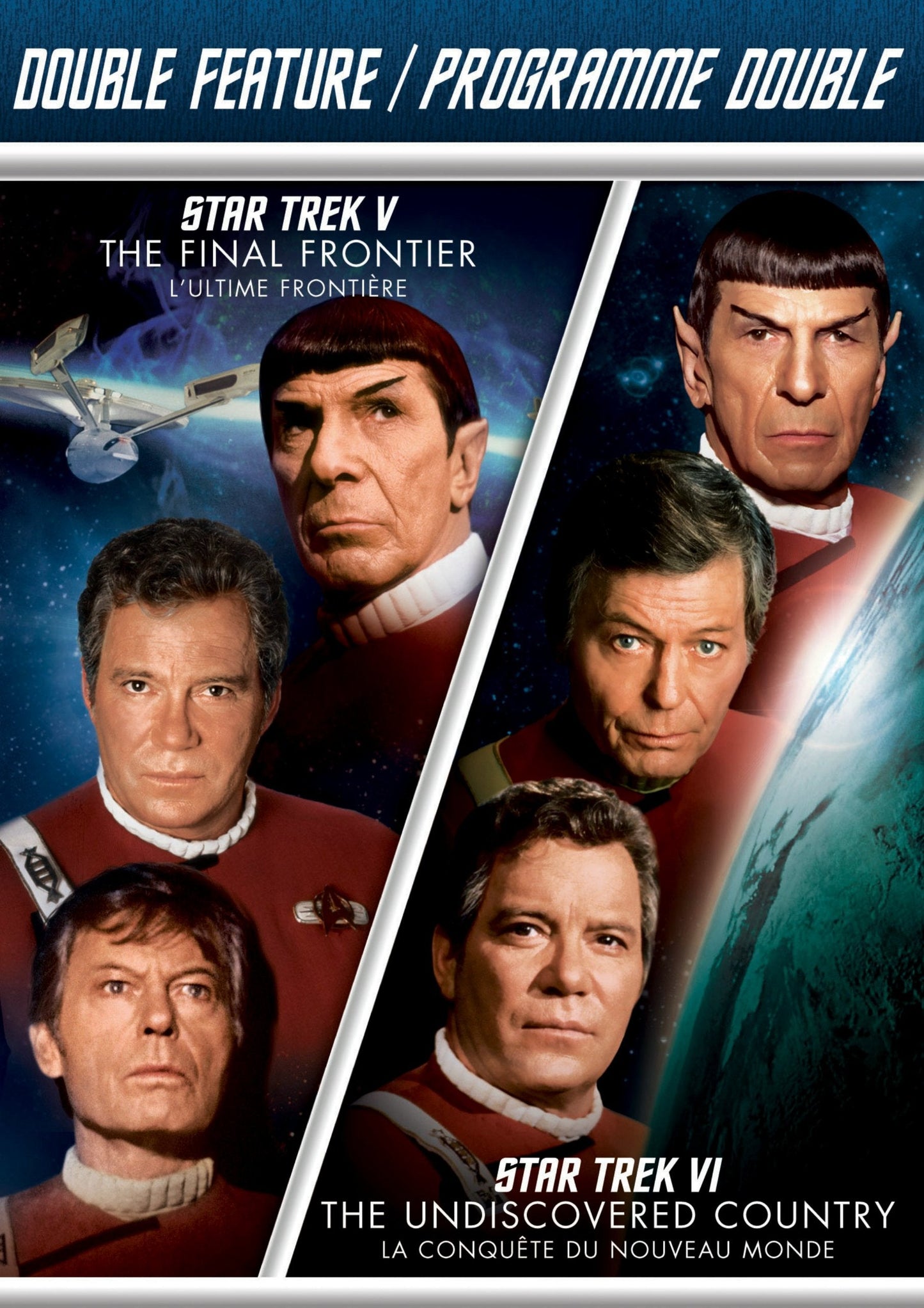 Star Trek V: The Final Frontier/Star Trek VI: The Undiscovered country (Bilingual)