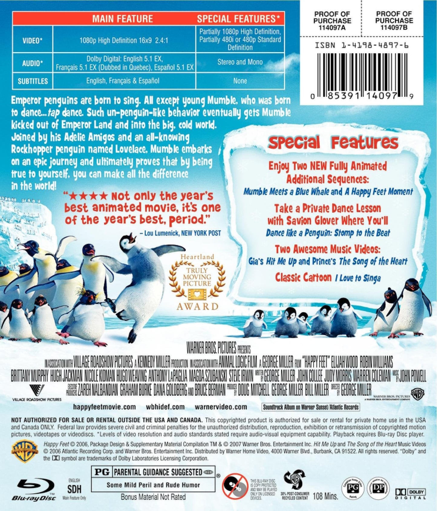 Happy Feet - Blu-Ray