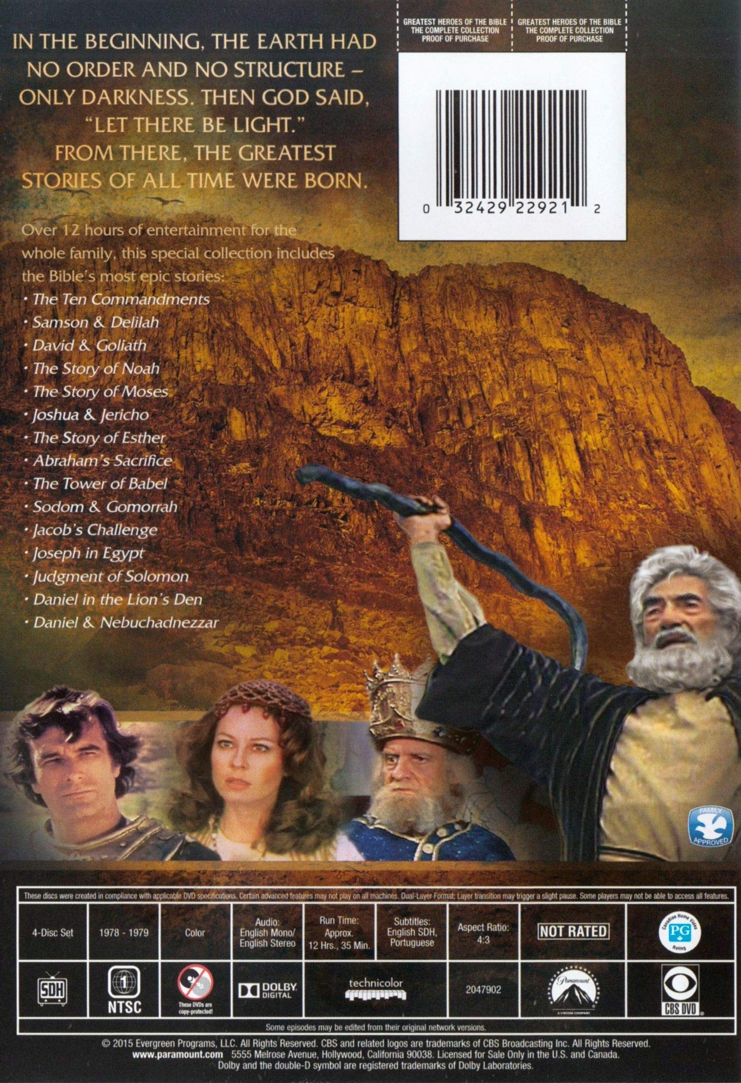 Greatest Heroes of the Bible: The Complete Collection