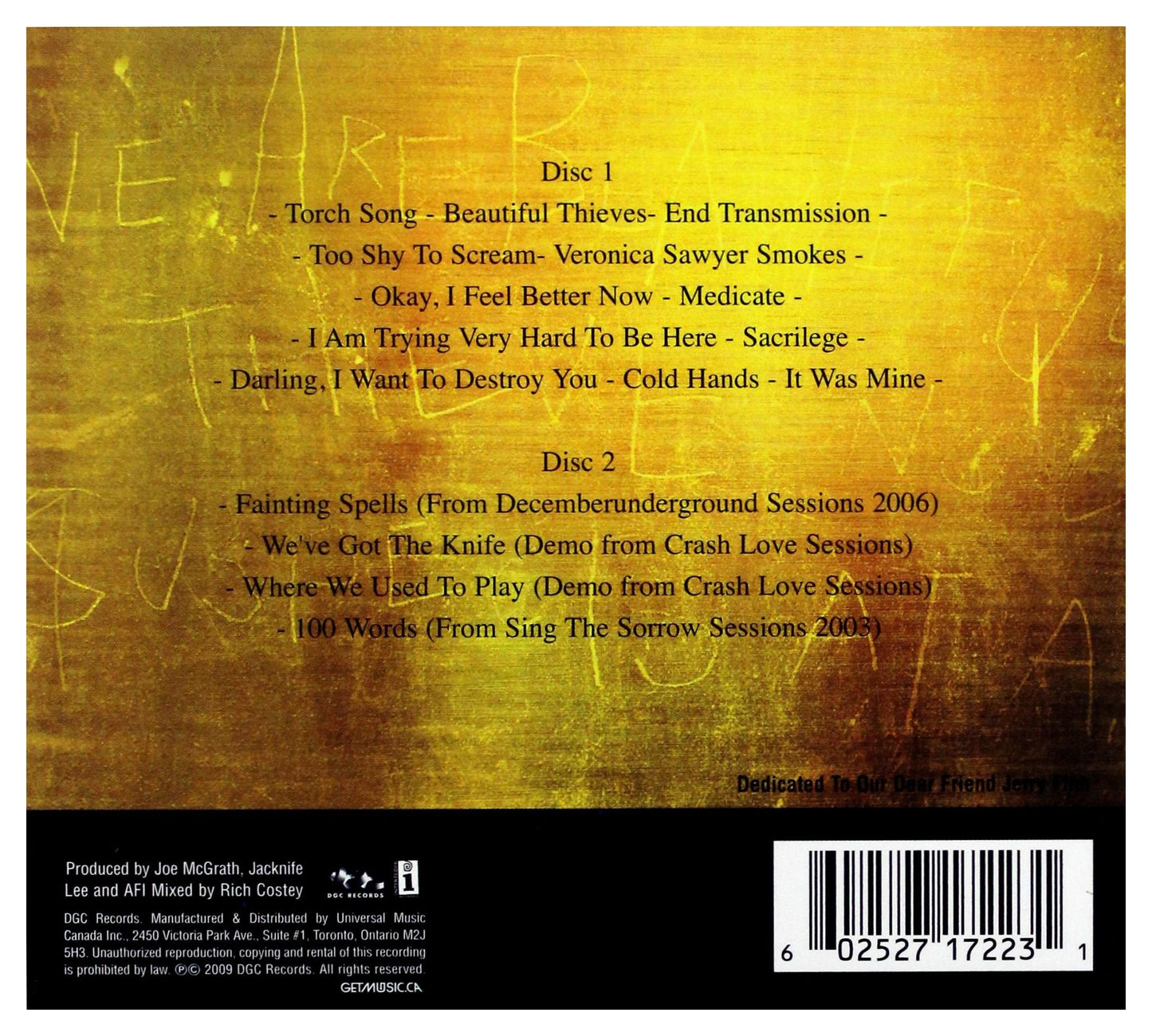 AFI / Crash Love (Dlx Ed) - CD/DVD (Used)