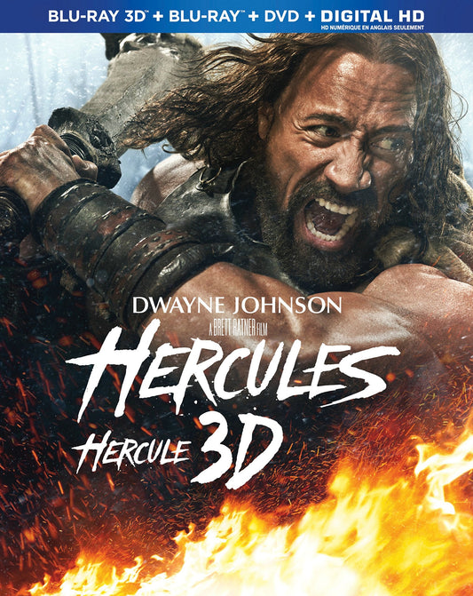 Hercules [Blu-ray 3D + Blu-ray + DVD + Digital Copy]