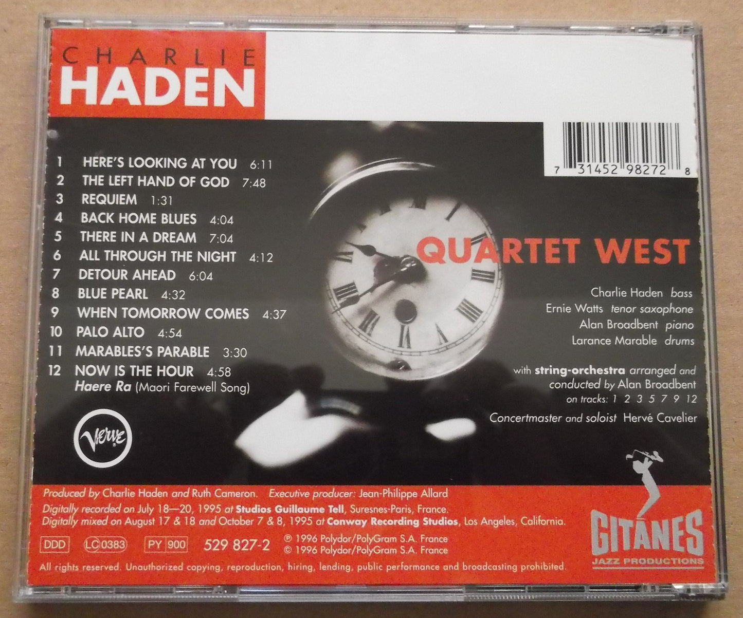 Charlie Haden Quartet West / Now Is the Hour - CD (Used)