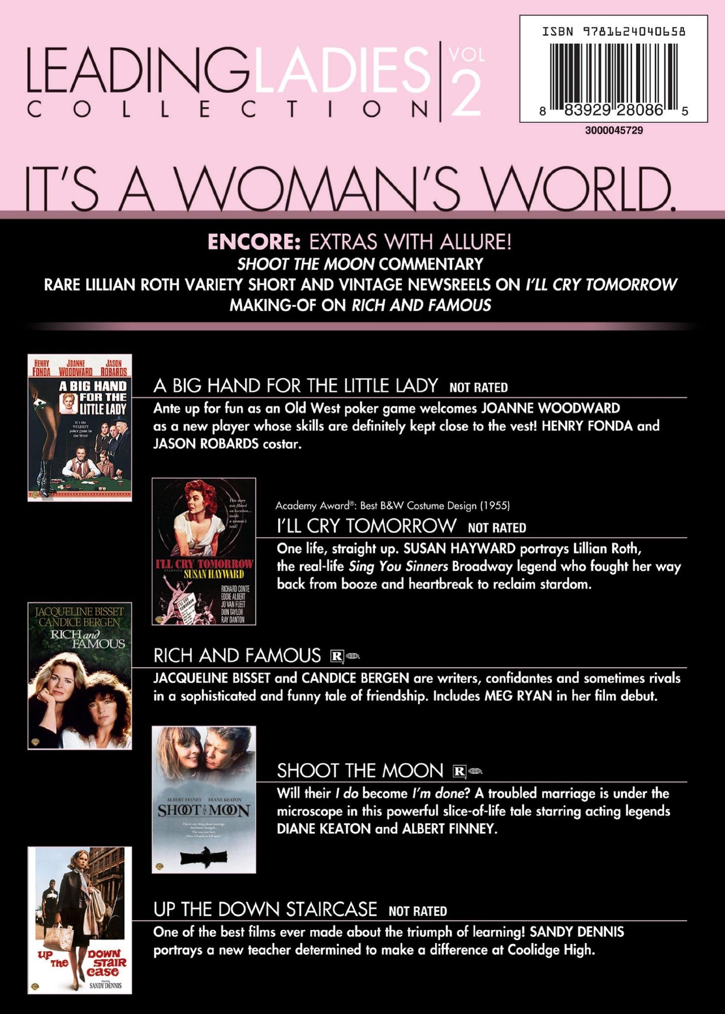 Leading Ladies Collection, Vol. 2 (A Big Hand For The Little Lady / I'll Cry Tomorrow / Rich And Famous / Shoot The Moon / Up The Down Staircase)