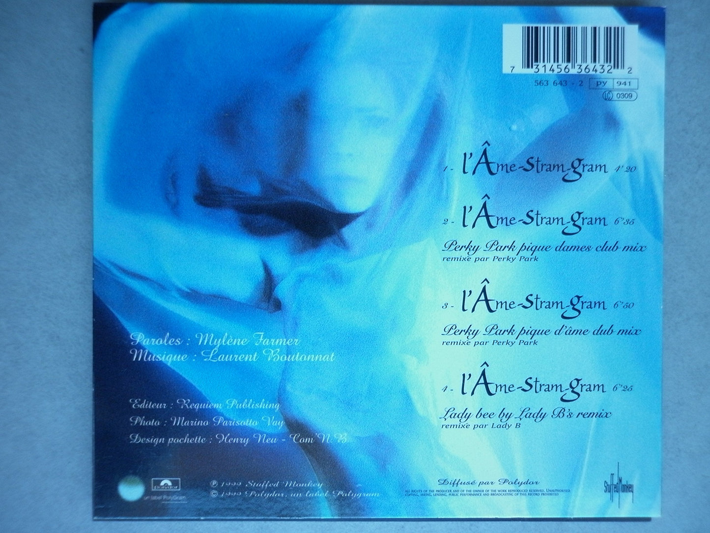 Mylène Farmer / L'Âme-Stram-Gram: Dance Remixes - CD (Used)