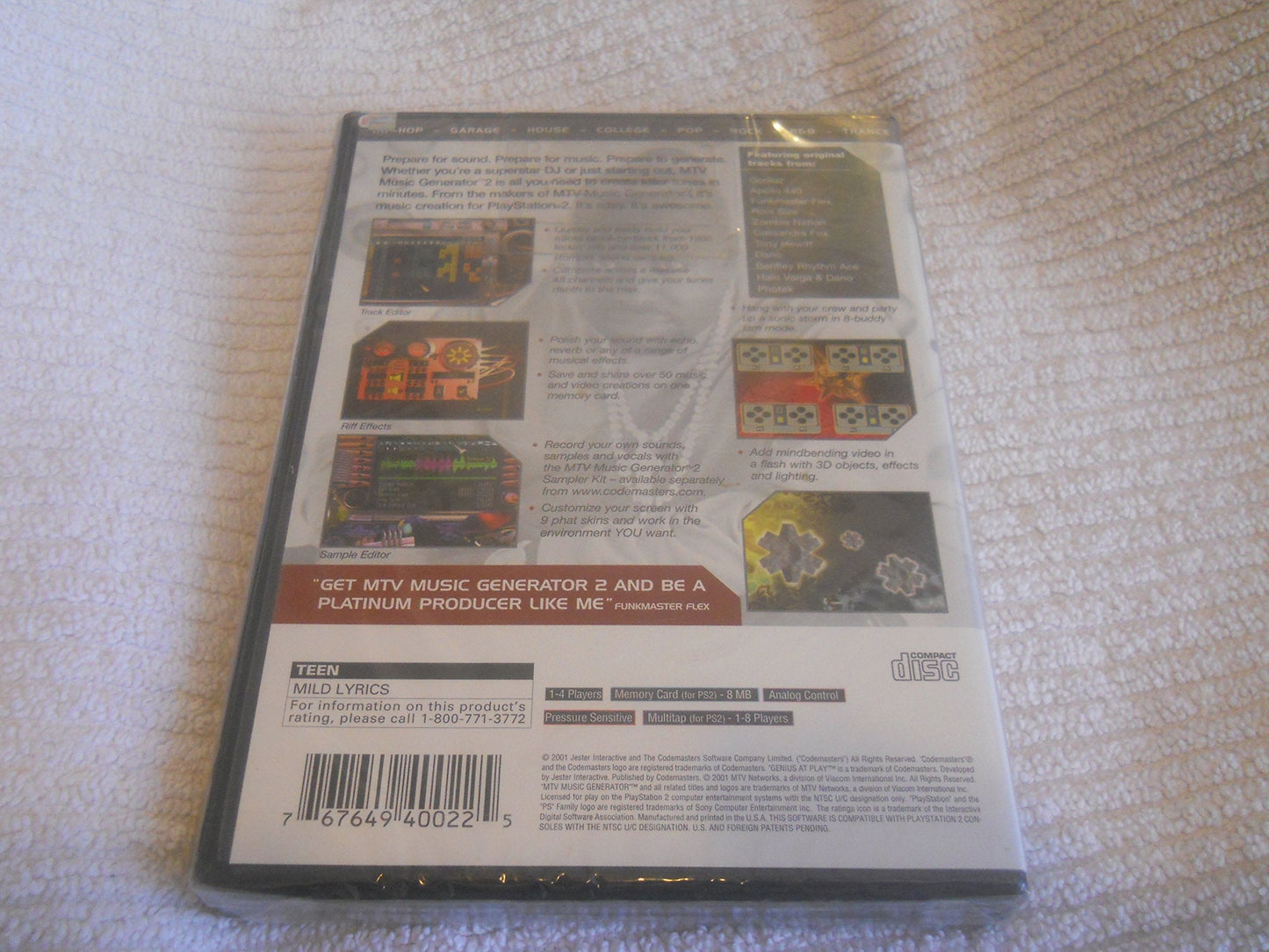 MTV Music Generator 2 - PlayStation 2