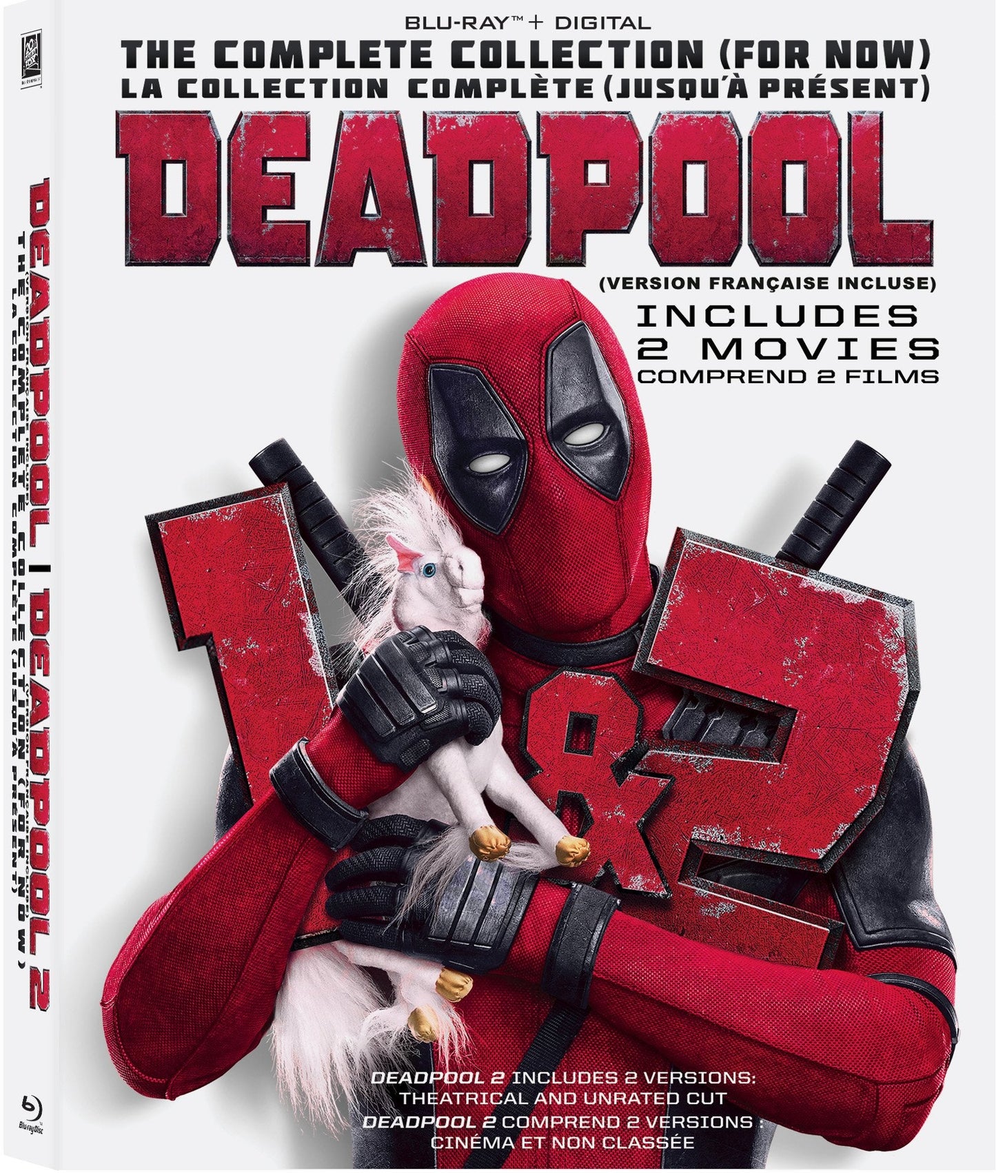 Deadpool 1+2 2 pack (Bilingual) [Blu-ray + Digital Copy]