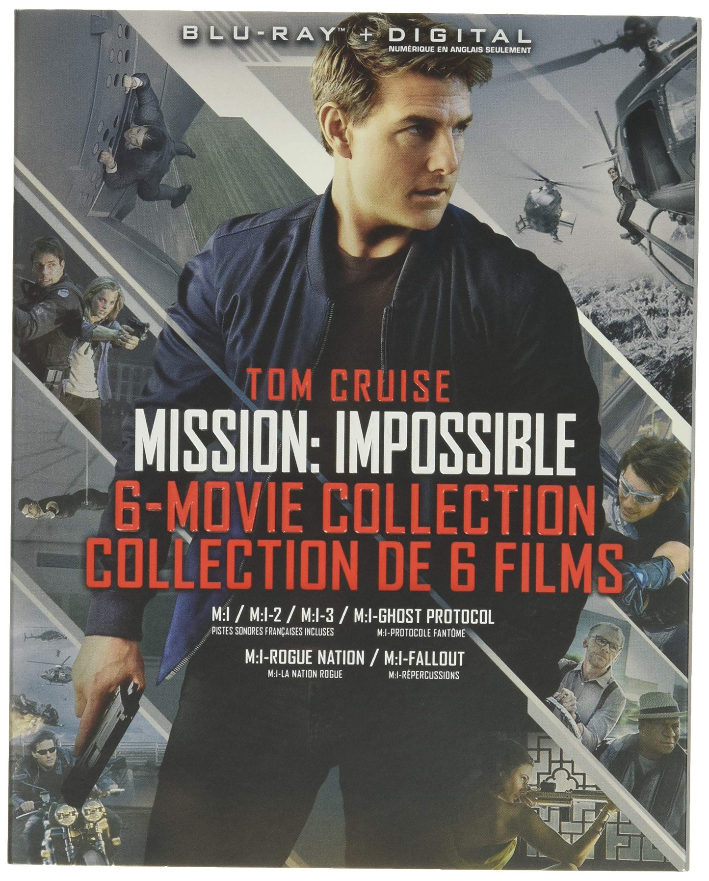 Mission: Impossible 6-Movie Collection: M:I / M:I-2 / M:I-3 / M:I-Ghost Protocol / M:I-Rogue Nation / M:I-Fallout (7 Blu-Ray)