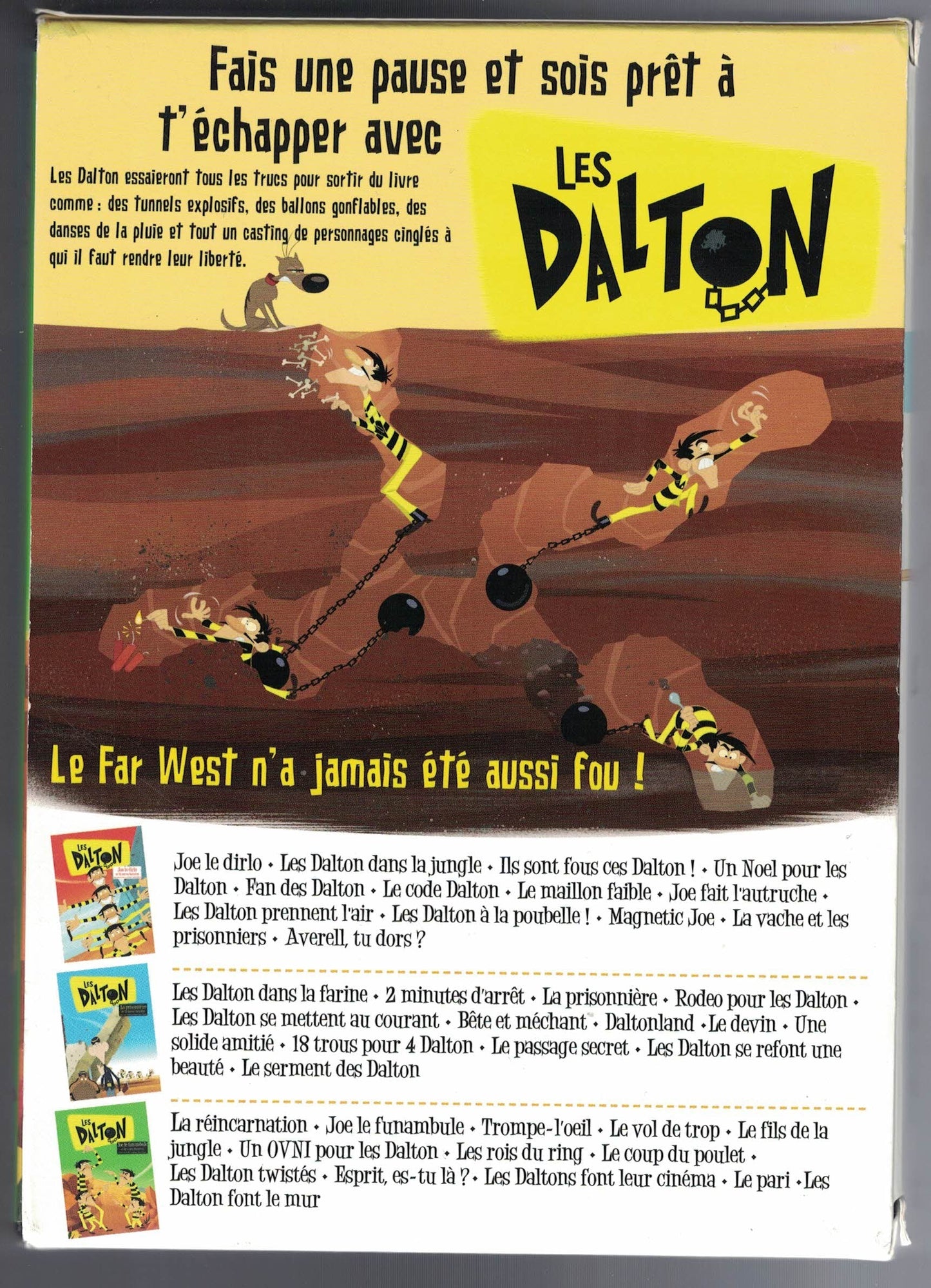 Les Dalton (Joe le dirlo, La prisonnière, Joe le funambule) - DVD (Used)