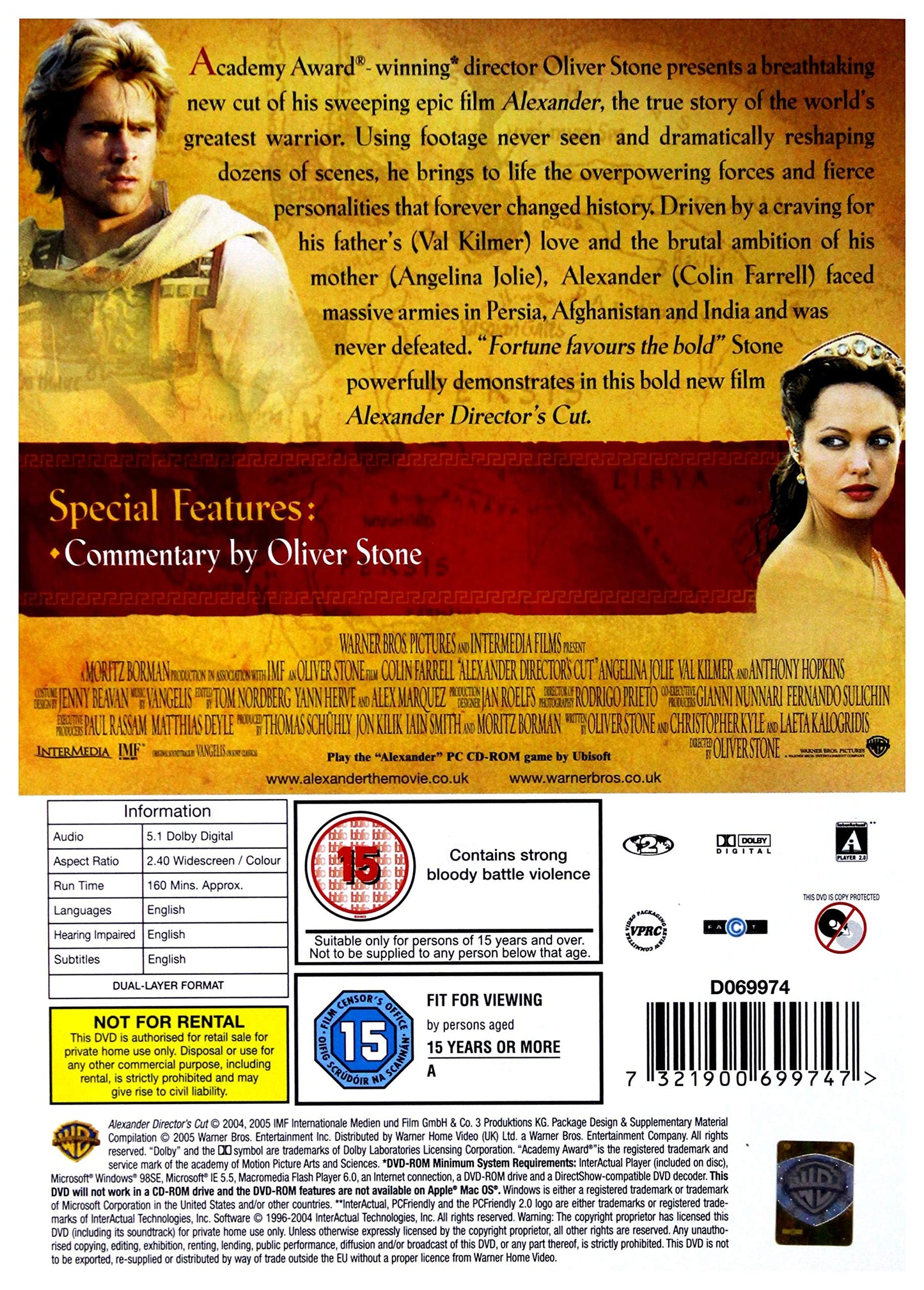 Alexander - Director's Cut [Import anglais]
