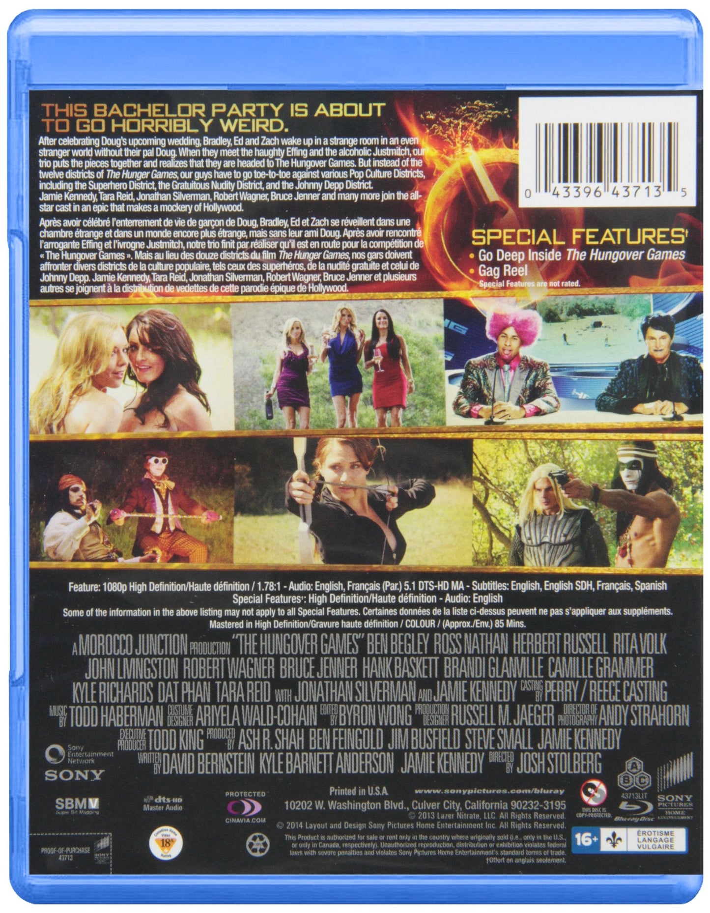 Hungover Games, The (Unrated, Version Francaise Incluse) Bilingual [Blu-ray]