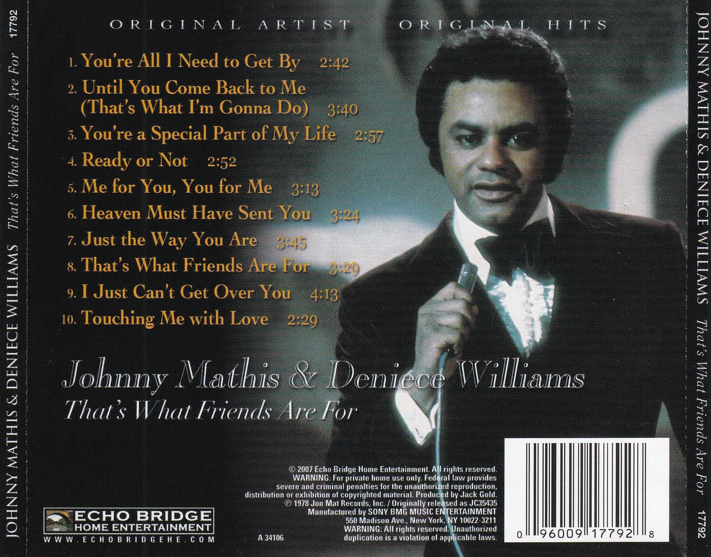 Johnny Mathis, Vol. 1