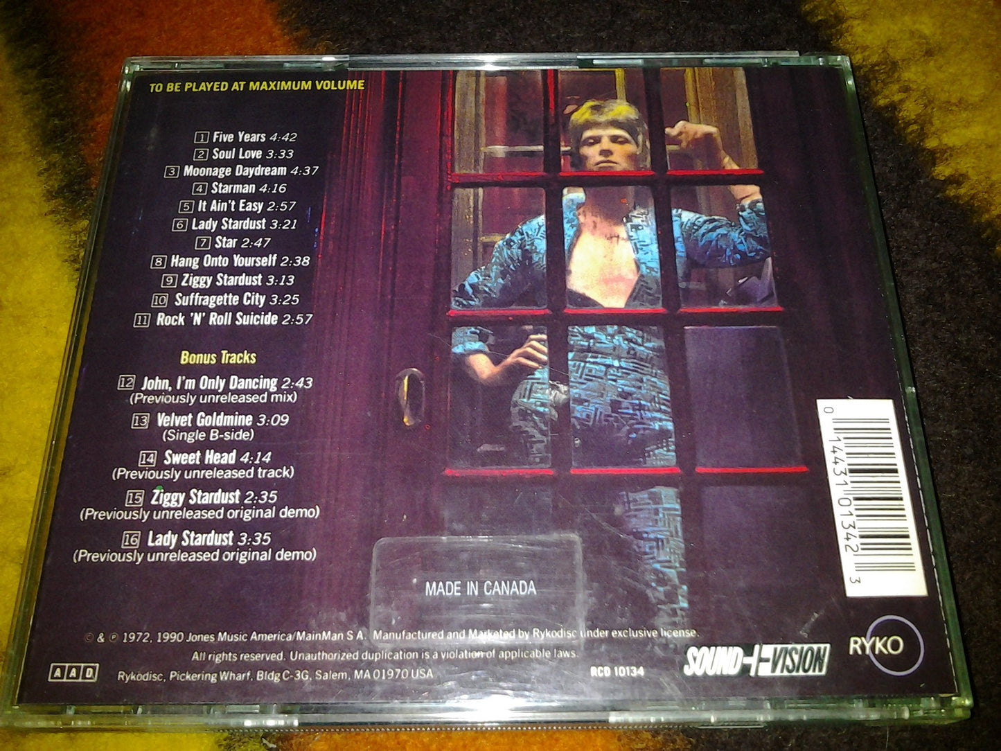 David Bowie / Ziggy Stardust - CD (Used)