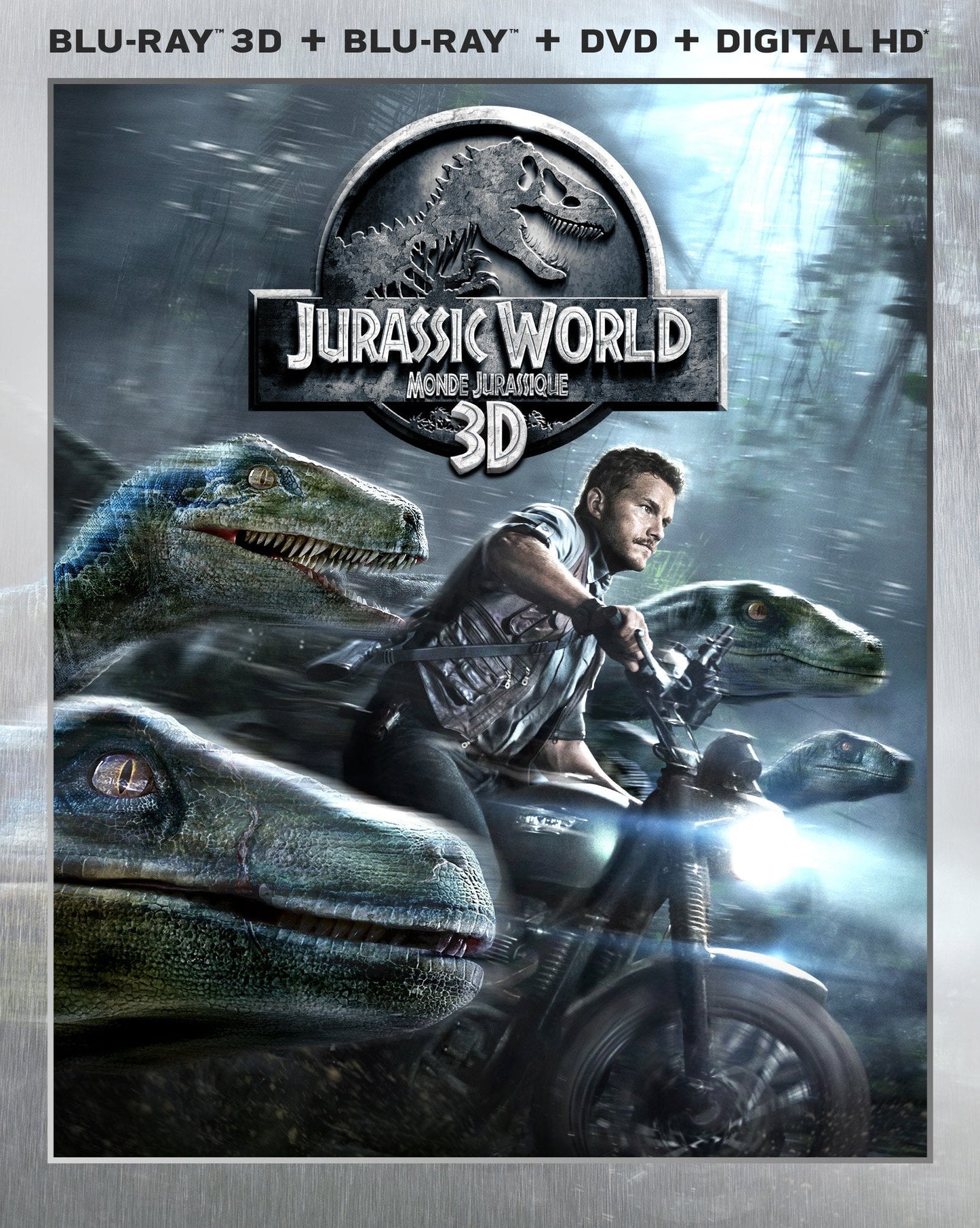 Jurassic World - Blu-ray 3D/Blu-ray/DVD (Used)