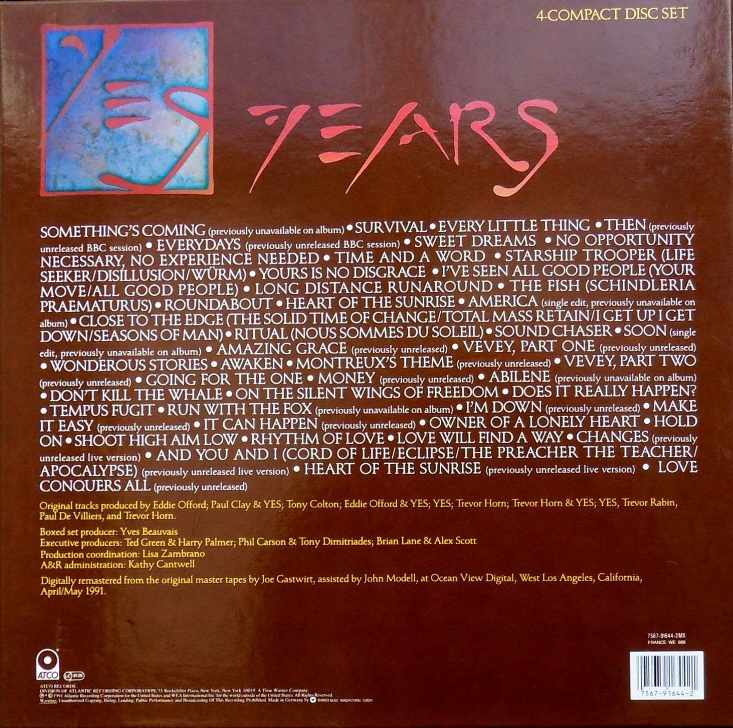 Yesyears