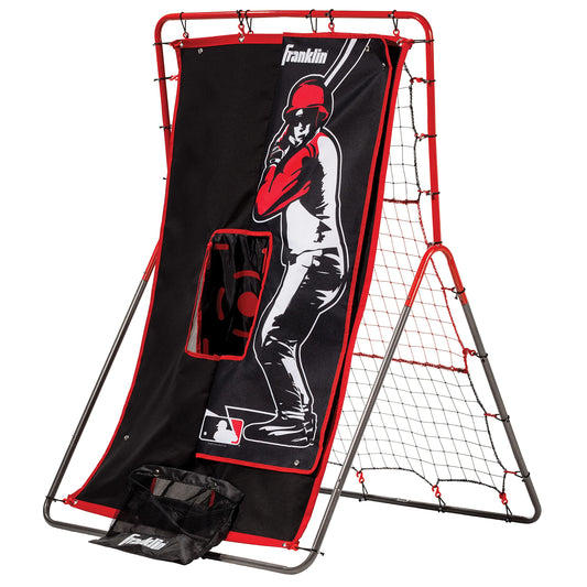 Franklin Sports Pitch Back Rebounder and Switch Hitter Pitching Target - 2 in 1 Return Trainer and Catcher Target - Perfect for Pitching, Fielding and Throwing Practice - 55 x 36 Inch, Multi 🍁 All In One Marketplace Canada