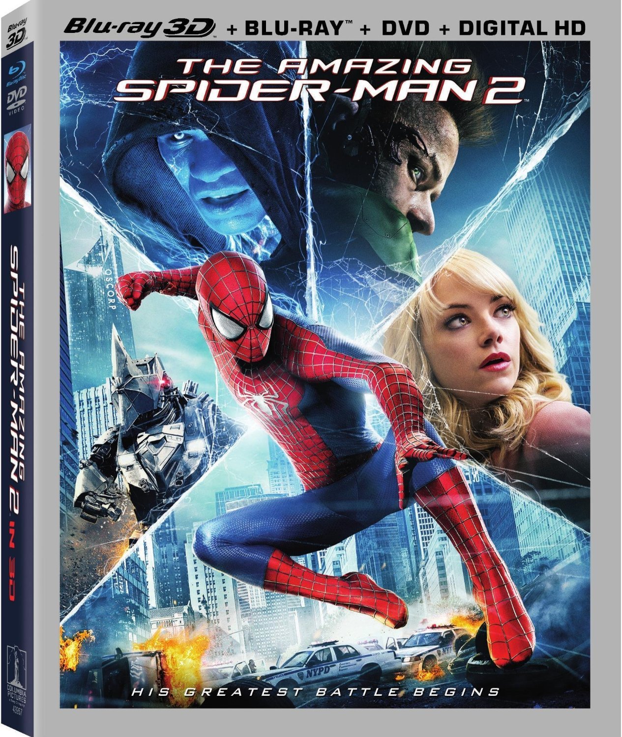 The Amazing Spider-Man 2 - Blu-Ray 3D/Blu-Ray/DVD (Used)