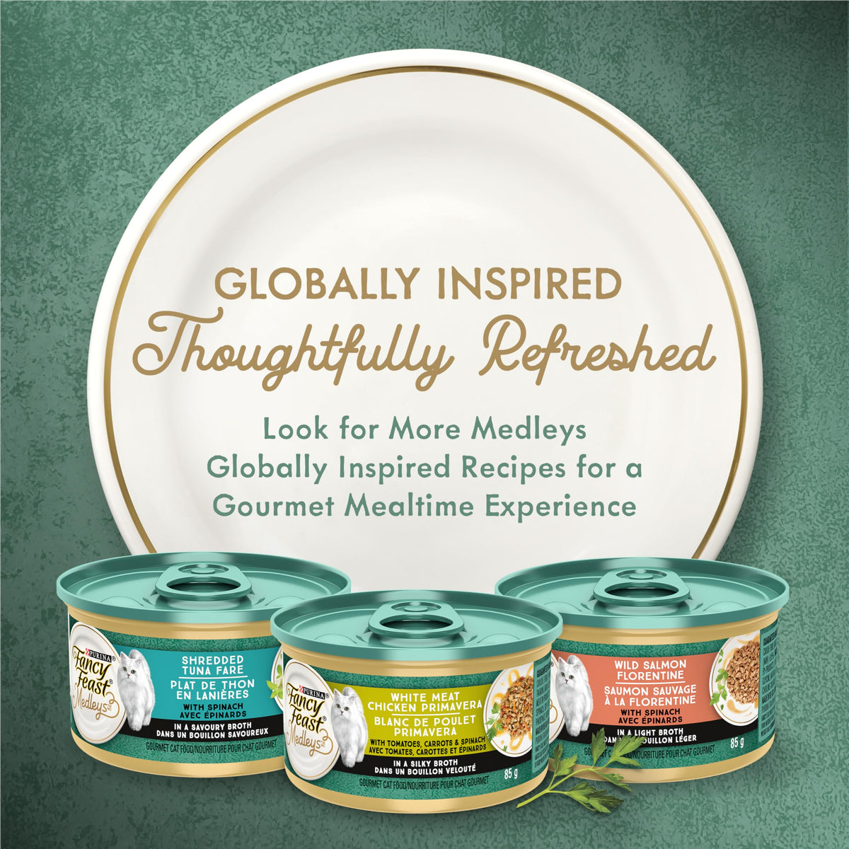 Fancy Feast Medleys Wet Cat Food, White Meat Chicken Tuscany 85g (24 Pack) 🍁 All In One Marketplace Canada