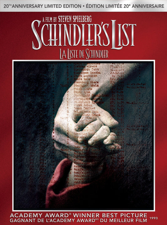 Schindler's List (20th Anniversary Limited Edition) - DVD