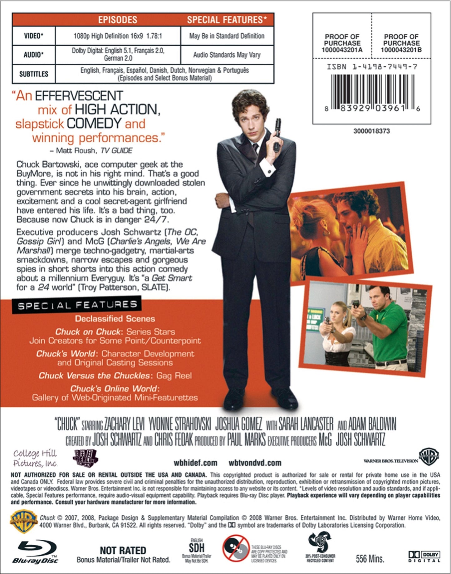 Chuck: The Complete First Season [Blu-ray]
