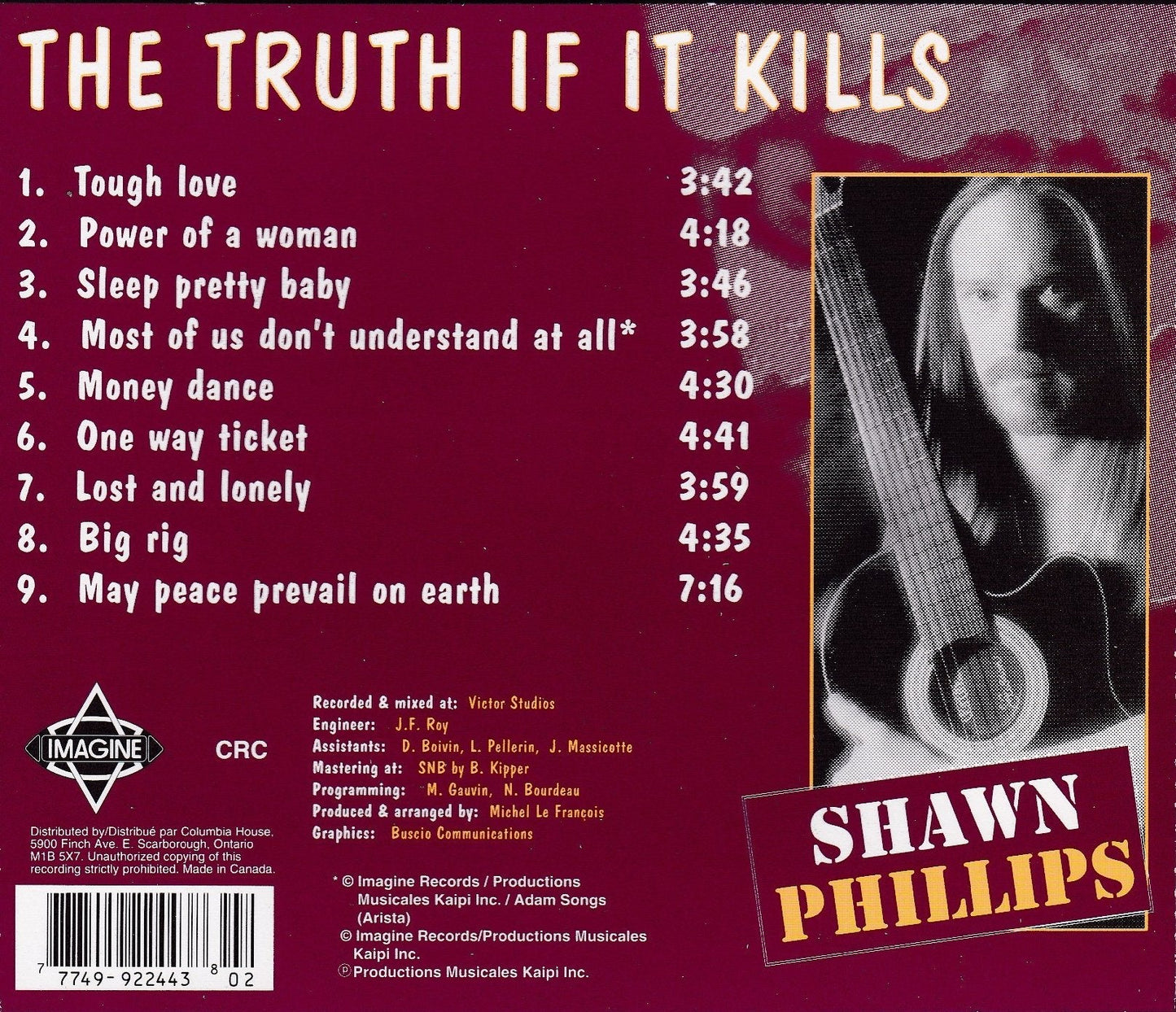 SHAWN PHILLIPS - The Truth If It Kills