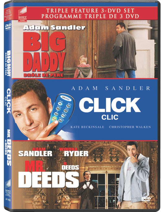 Big Daddy / Click / Mr. Deeds - DVD (Used)