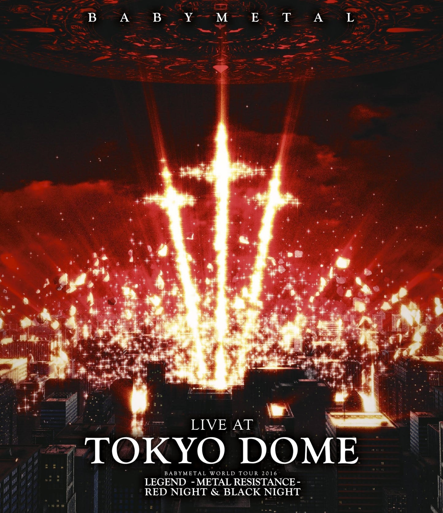 BABYMETAL: LIVE AT TOKYO DOME BABYMETAL WORLD TOUR 2016 LEGEND - METAL RESISTANCE - RED NIGHT & BLACK NIGHT [Blu-ray] (2discs / 169min)