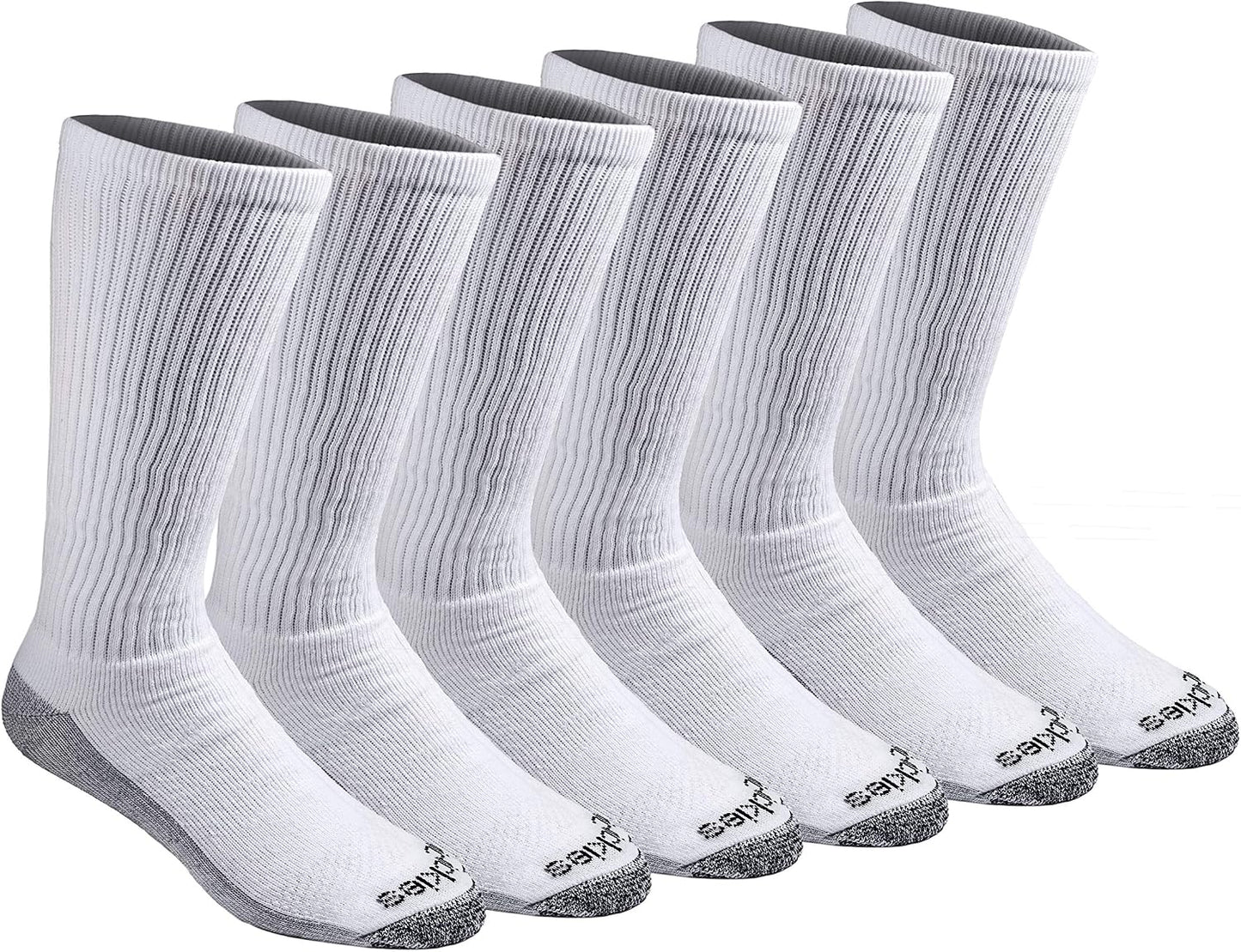 Dickies Men's Dri-Tech Moisture Control Boot Socks – Multi-Pack