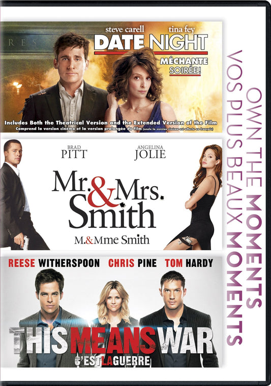 This Means War/Date Night/Mr. & Mrs. Smith (Bilingual)