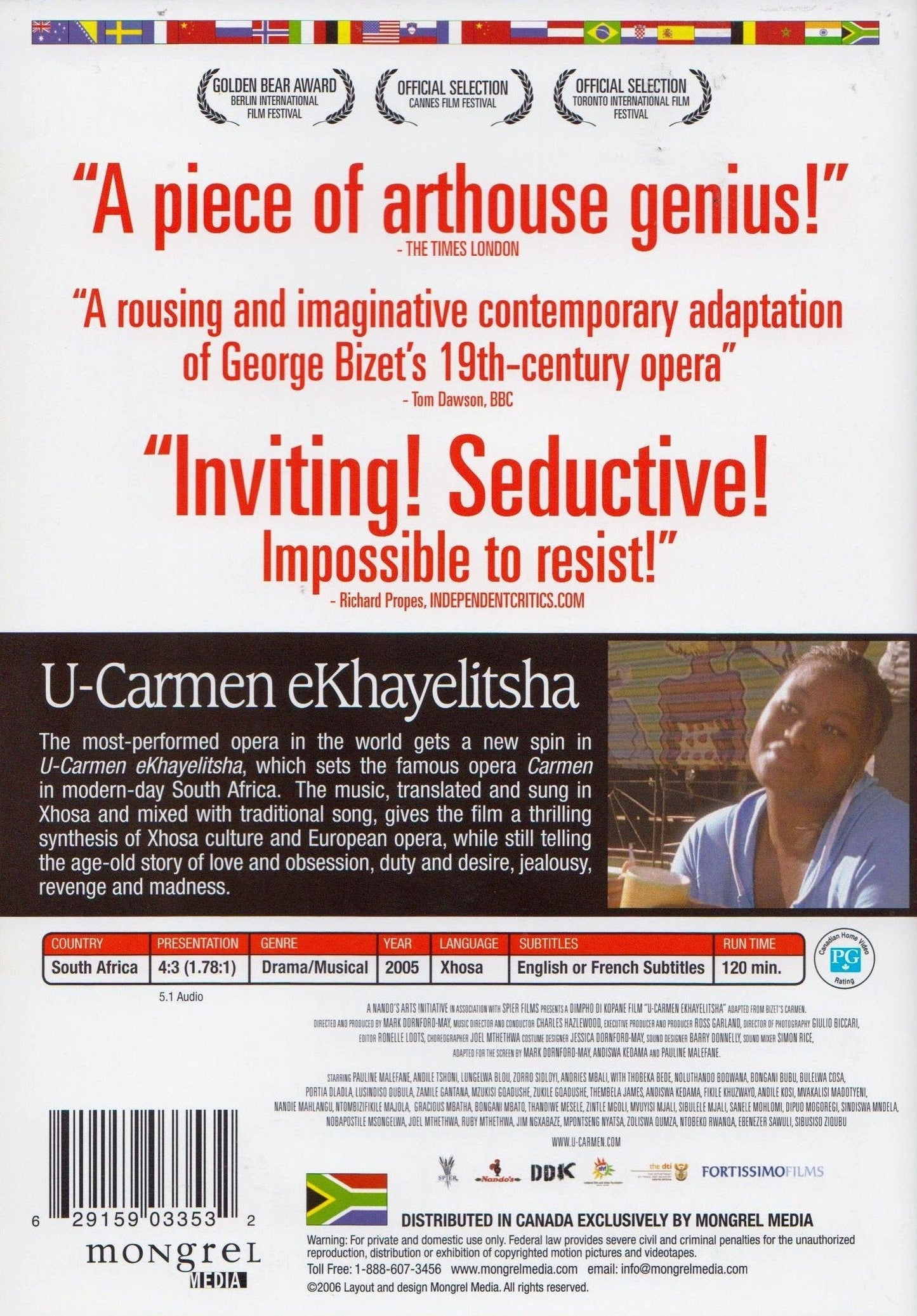 U-Carmen eKhayelitsha (The Festival Collection) - DVD