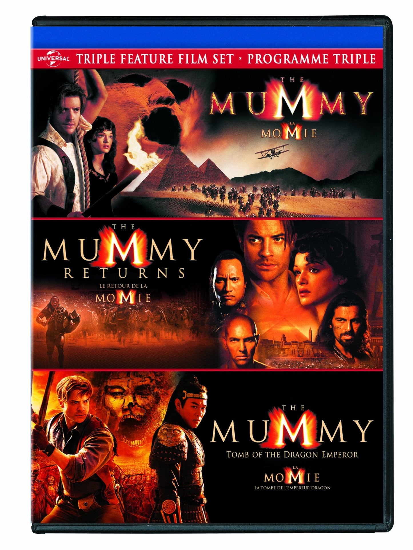 The Mummy (1999) / The Mummy Returns / The Mummy: Tomb of the Dragon Emperor (Triple Feature) [3-Disc DVD] (Bilingual)