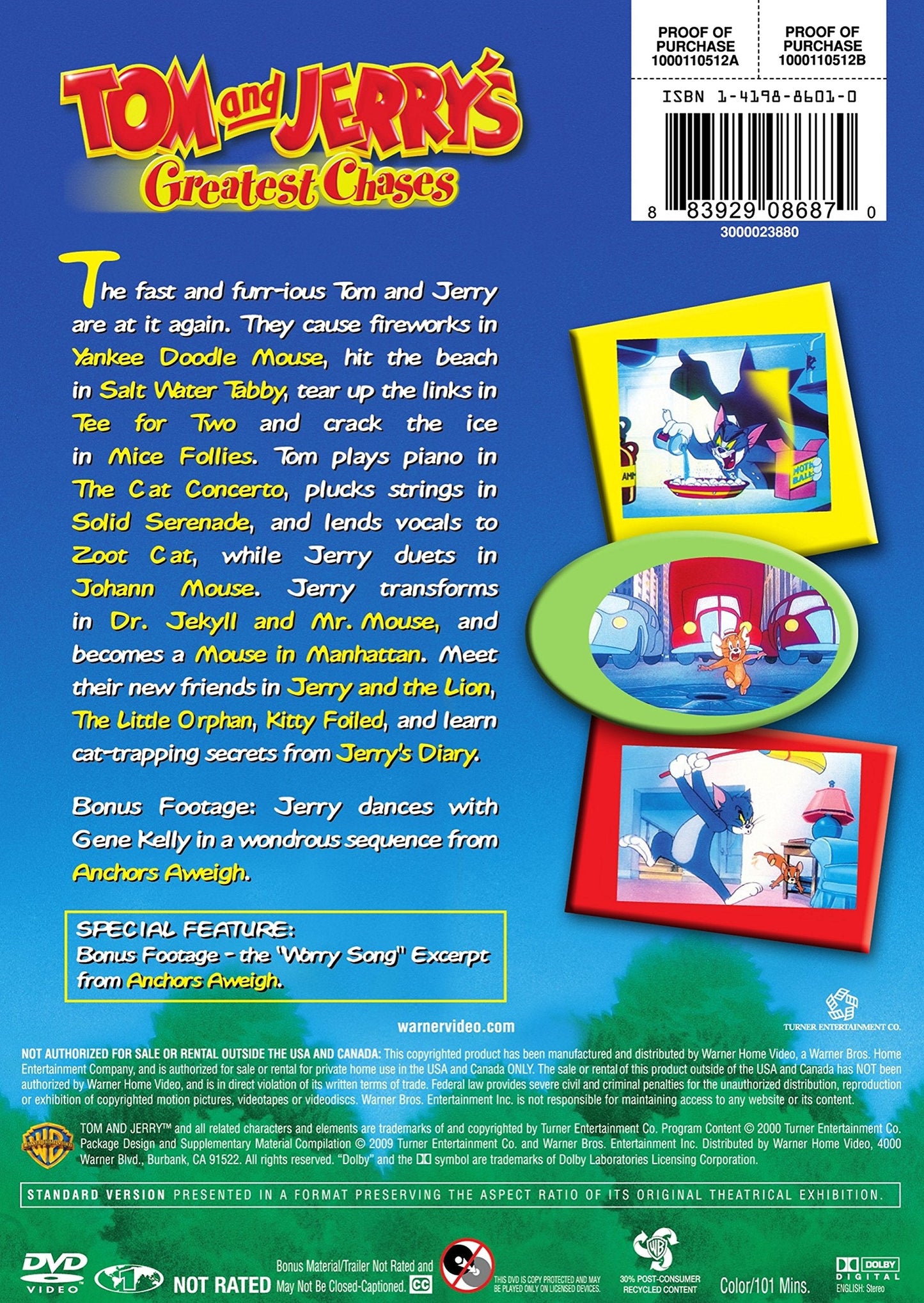 Tom & Jerry's Greatest Chases [Import]